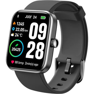 Smart Watch, Doosl Bluetooth Smartwatch for Men Women Fitness Tracker Watch with Heart Rate Blood Oxygen and Sleep Monitor Waterproof 1.69-inch HD Touchscreen for iPhone Android