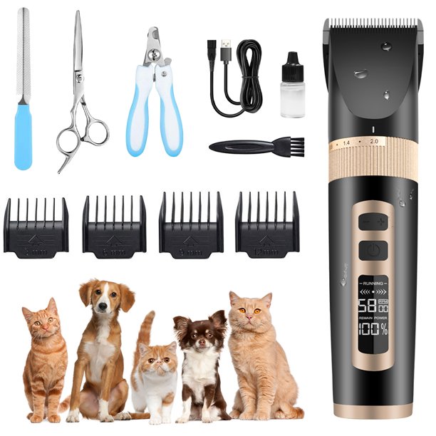 Mrdoggy Dog Clippers, Dog Clippers For Thick Fur Has Safe And Sharp Blade, Electric Dog Clippers Heavy Duty With Low Vibration, Wahl Dog Groom Clippers Best Choice for Dogs Cats and Others, J312