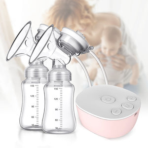 ifanze Double Electric Breast Pump, Portable Breastfeeding Milk Pumps, with Anti-Backflow, 3 Modes & 9 Levels,Ultra-Quiet and Pain Free Breast Pumps, Pink