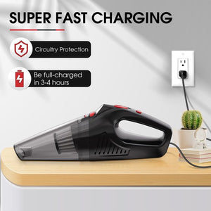 iFanze Portable Cordless Vacuum, 7KPA Powerful Cyclonic Suction