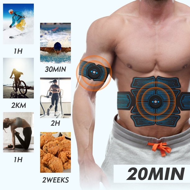 EMS Muscle Stimulator Abs Slimming Belt Abdominal Toner Body Arm
