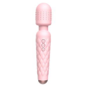 Powerful Vibrator Adult Sex Toys, 360-degree Mini Viberator Wand Massager with 12 Vibration Modes Quiet Waterproof Handheld Cordless Dildo,Sensory Toys for Women Couples, Pink