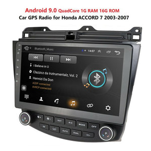 Cyber Monday Deals Clearance!For Honda Accord 10.1" Android 9.1 Stereo Car Radio GPS Navigation MP5 Player