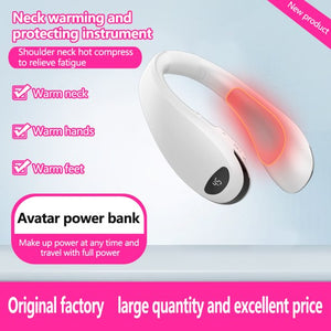 Neck Warmer Rechargeable, 8000 Mah Portable Electric Neck Heater with LED Display for Home, Office, Outdoor, Great Gifts