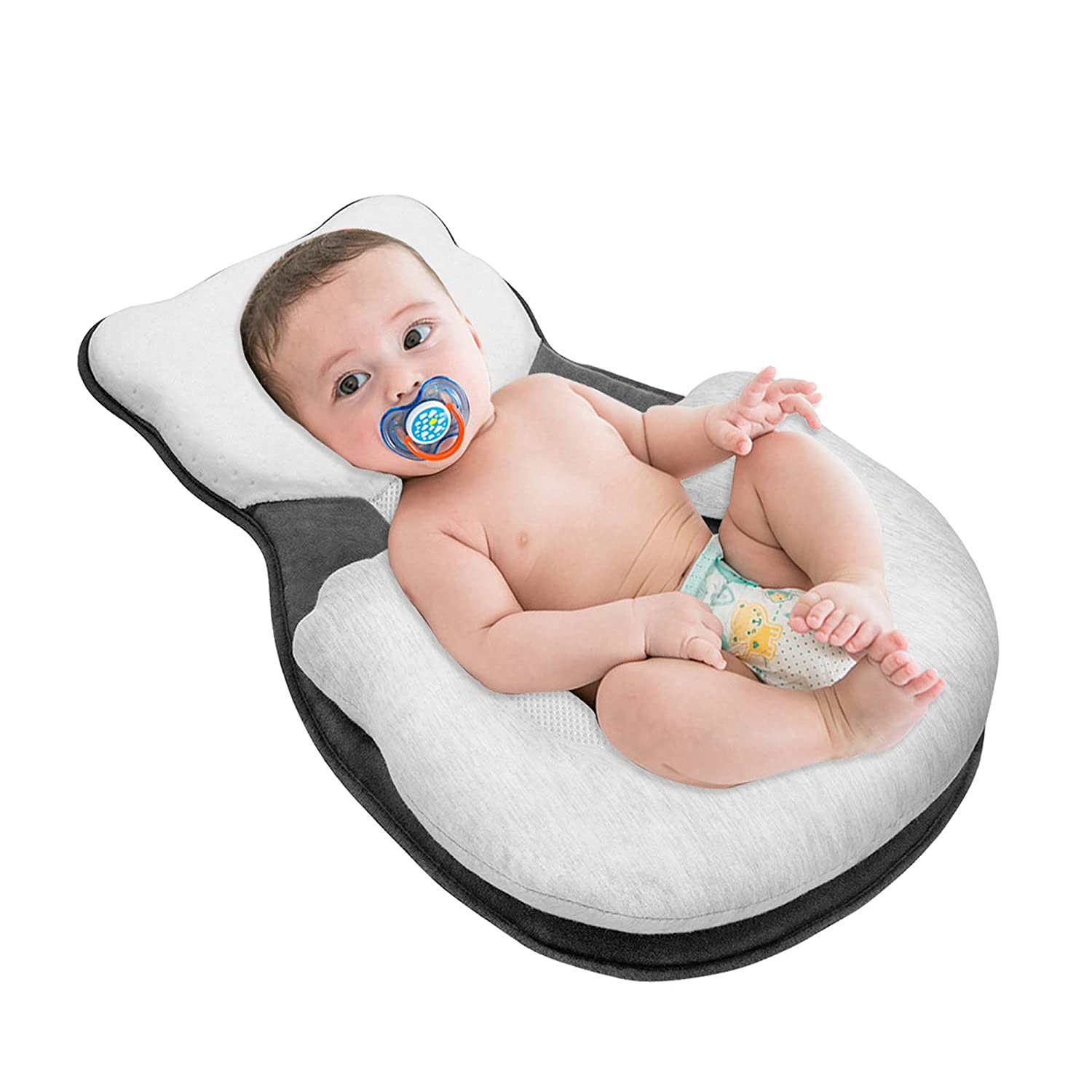 Vinmall Portable Newborn Support Lounger Pillow for 0-12 Months