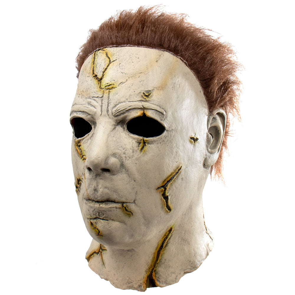 Melliful 2022 Michael Myers Mask Halloween Killer Scar Mask for Adult Cosplay Party Costumes