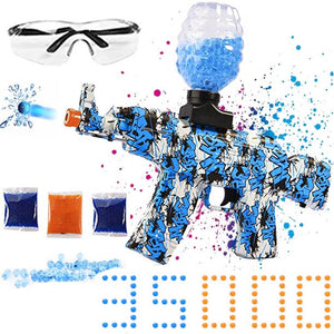 Automatic Gel Ball Blaster, Electric Shooter with 35000 Water Beads, Splat Ball Shooting Game for Outdoor Activities, Gifts for Boys Girls Ages 12+