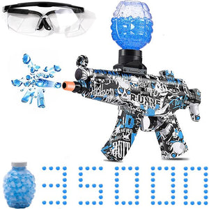 Electric Gel Ball Blaster, Gel Blaster with 40000 Water Beads Outdoor Games Toys for Activities Team Game for Adults and Kids Ages 12+