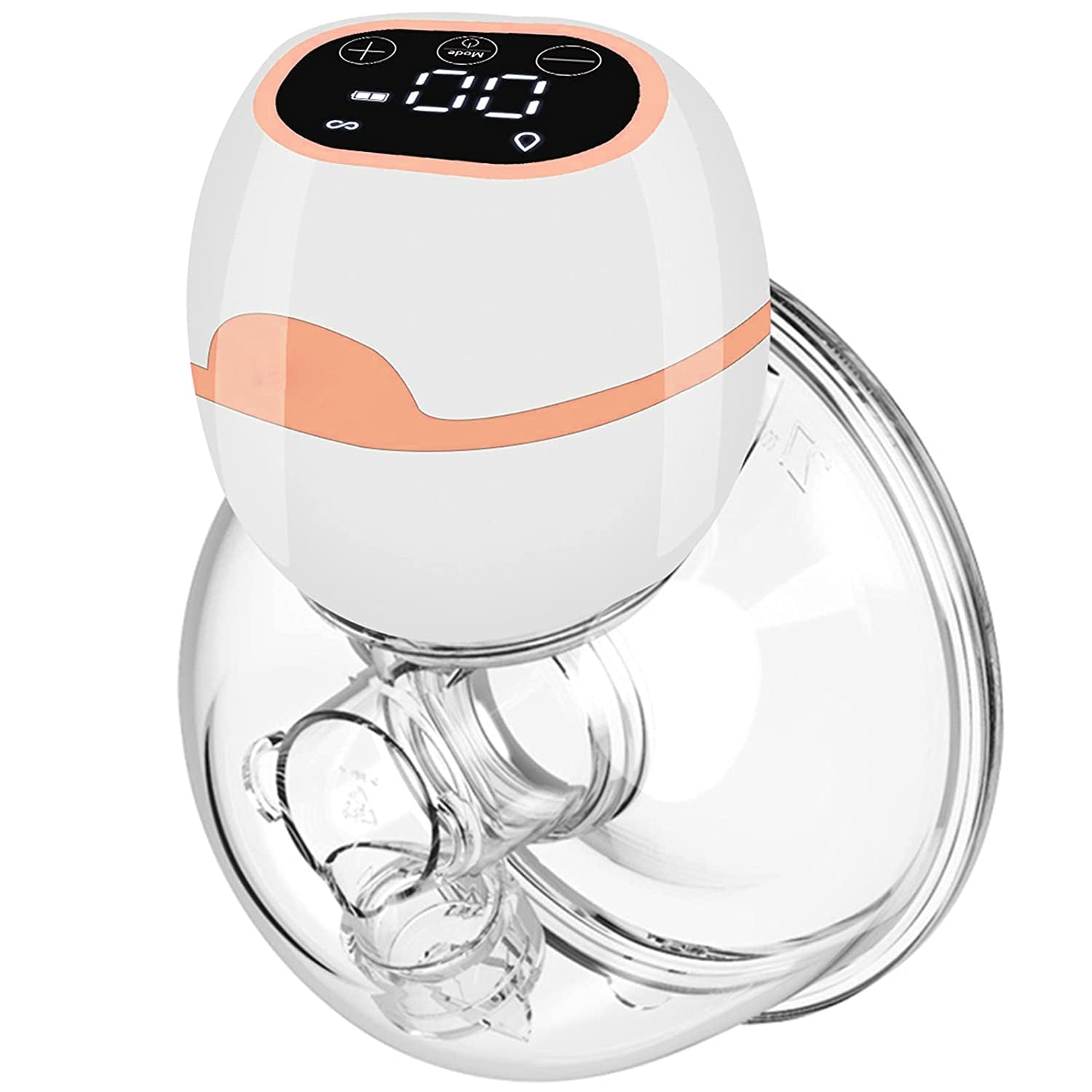 Electric Breast Pump Vinmall Wearable Breastfeeding Pump, 3 Modes & 9 Levels Strong Suction Power Quiet Milk Extractor (Single)