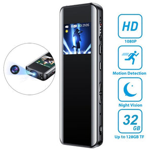 Doosl Mini Body Camera Video Recorder, 1080P Full HD Camcorder with Playback, 32GB Portable Video Recorder with Night Vision Recording