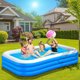 Inflatable Kiddie Thicker Swimming Pool for Kids Family Outdoor Fun Water Toys Ball Pool for Children 3 Layer