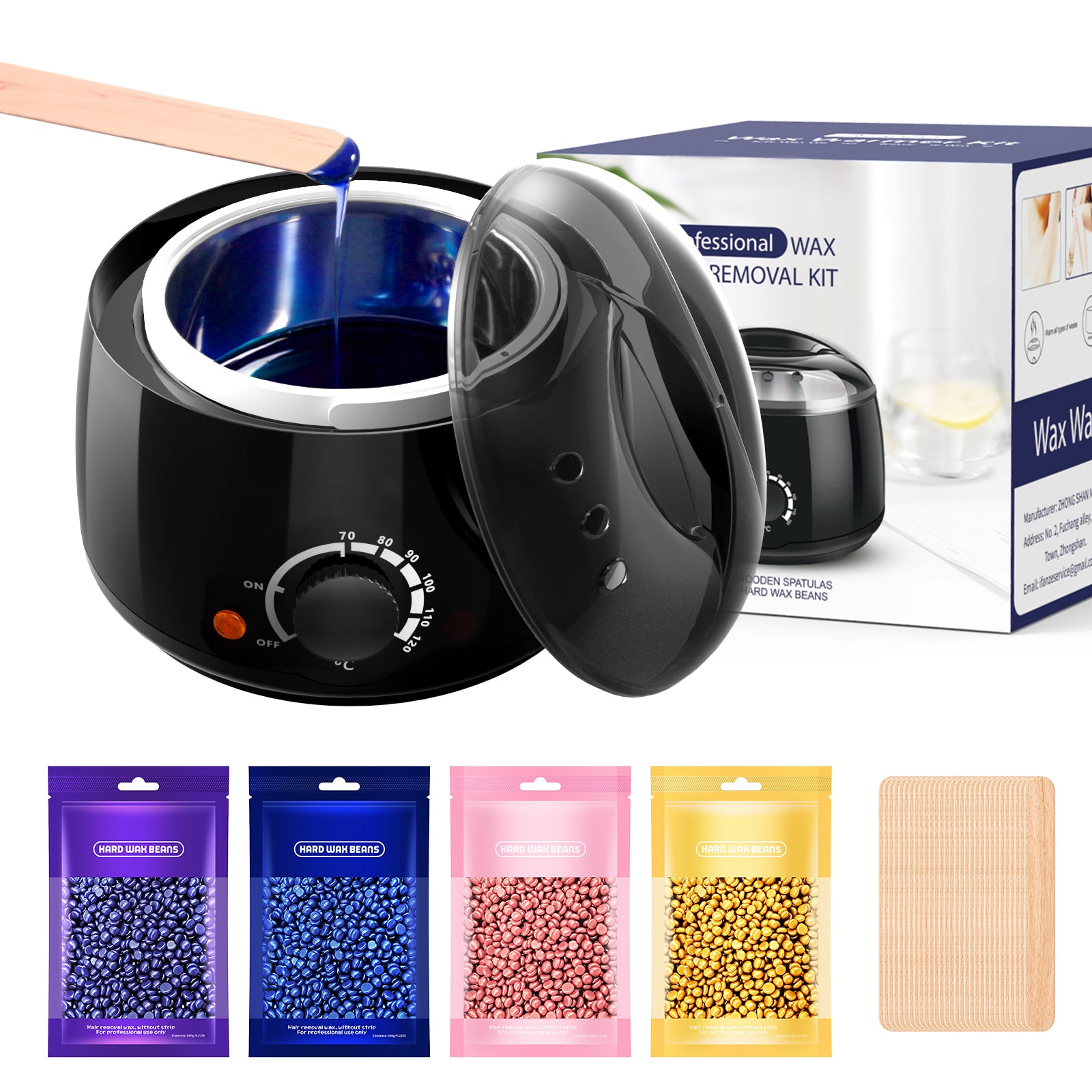 Hair Removal Waxing Kit, Include Non-stick Wax Macao