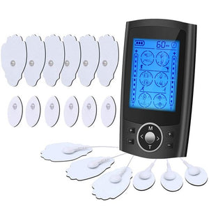 Easy@Home Electronic Pain Relief Stimulator: Tens Unit Wireless Muscle Stimulator | PMS Massage Therapy Machine | Portable Electrode Pads | FSA