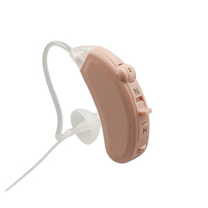 Hearing Aids for Left Ear, Hearing Aids for Seniors Rechargeable Hearing Amplifier with Noise Cancelling for Adults Hearing Loss, Digital Ear Hearing Assist Devices with Volume Control(Fleshcolor)