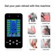 ifanze Tens Unit Muscle Stimulator, Digital Dual-port Massager Tension Unit Electronic Pulse Muscle Massager with 4 Upgraded Pads for for Natural Pain Relief