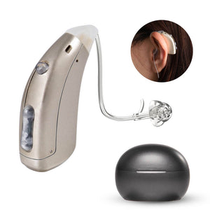 Hearing Aids, Doosl Hearing Aids For Seniors Rechargeable, Sound Amplifier Ear Hearing With Volume Control, Hearing Amplifier With Noise Cancelling For Adults Senior With Hearing Loss, J01