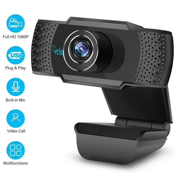 Web Cam Full HD 1080P with Microphone & LEDs CAM50 
