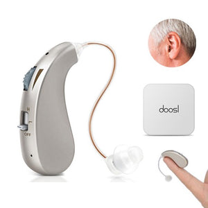 Hearing Aids for Seniors Loss Mini Device High Power Amplifier Sound Enhancer Digital BTE Elderly Ear Care Hearing Amplifier