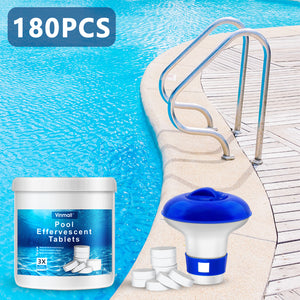 Chlorine Tablets for Spa Pool Hot Tub Cleaning, Spa Chemicals with 5 and 1/2" Dispenser