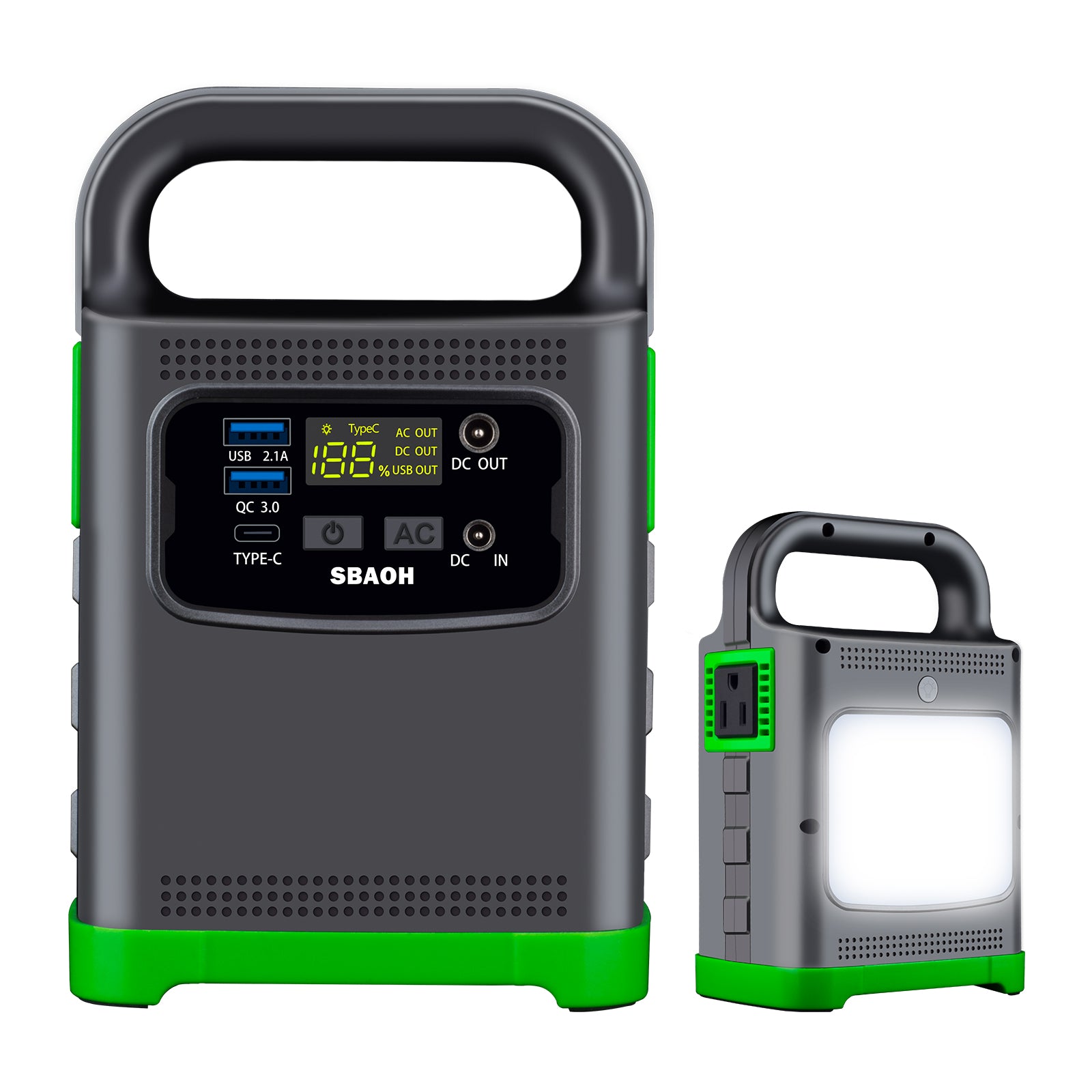 Portable Power Station, 20000mAh Backup Lithium Battery, Fast