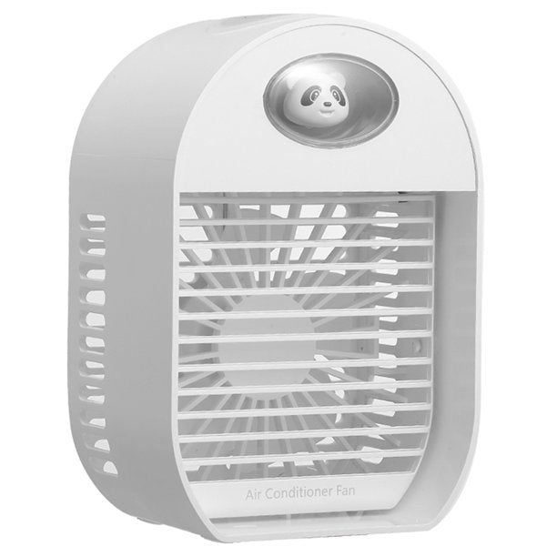 Personal Air Cooler, Portable Evaporative Conditioner with 3 Wind Speeds Small Desktop Cooling Fan