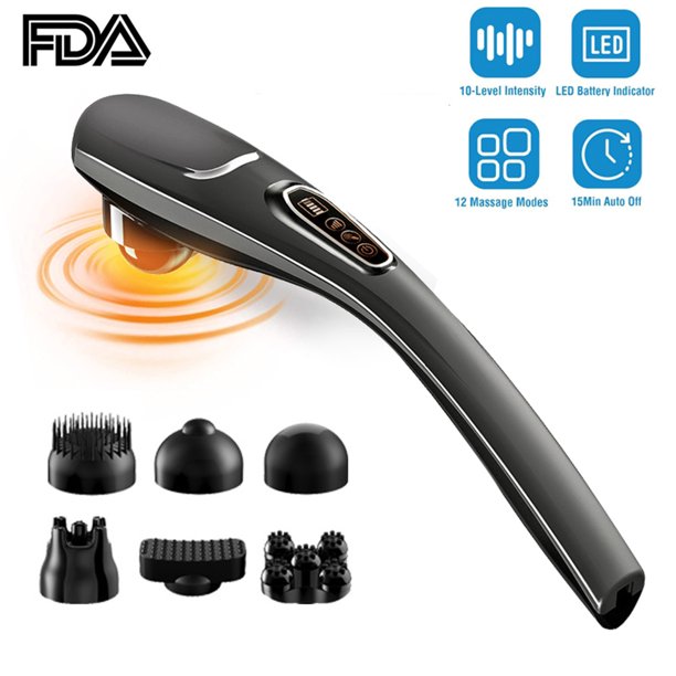 Electric Handheld Back Massager Full Body Deep Tissue Percussion