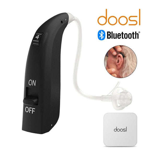 Doosl Hearing Amplifier Rechargeable Bluetooth Digital Hearing Aid with Noise Reduction for Adults and Seniors