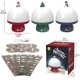Christmas Starry Sky Projector, Night Light Santa Snowman Xmas Tree USB Rechargeable Rotatable Projection Lamp Music
