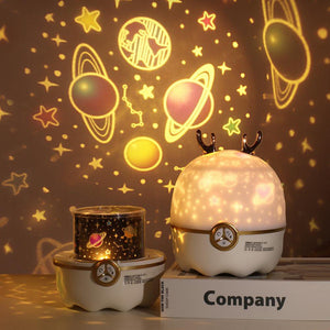 Star Projector Night Light for Kids, LED Galaxy Projector Lamp with 12 Sets Films Projector, Projector Light for Baby Bedroom, 360° Rotating
