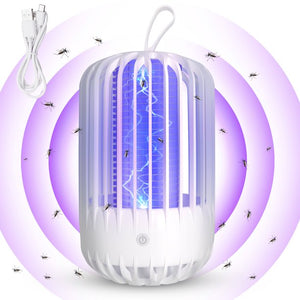 Bug Zapper Outdoor, Electric Mosquito Zapper Indoor Mosquito Insect Killer Waterproof for Home Patio Camping Backyard