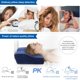 Memory Foam Pillow Orthopedic Sleeping Pillows, Ergonomic Cervical Pillow for Neck Pain (Blue)