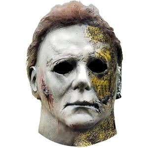 Melliful Halloween Horror Mask, Scary Michael Myers Murderer Mask, Full Face Latex Mask for Halloween Cosplay Costume Party