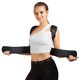 Vinmall Back Posture Corrector, 32"-43" Adjustable Posture Brace with Lower Back Support Belt, Upper Back Brace Providing Relax for Men Women