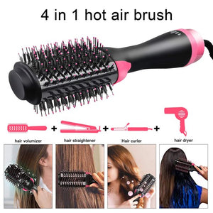 Hot Air Brush Ifanze One-Step Hair Dryer Brush Professional Blow Dryer with Negative Ionic for Straightening, Curling