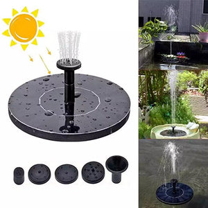 Solar Fountain, Floating Solar Powered Water Fountain Pump for Bird Bath, Garden, Pond, Pool, Outdoor