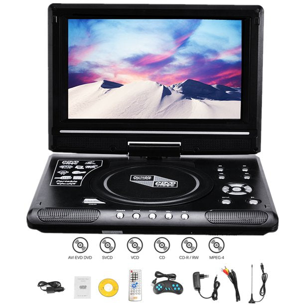 Doosl 9.8" Portable DVD Player with 8.5" HD Swivel Screen DVD Player for Car