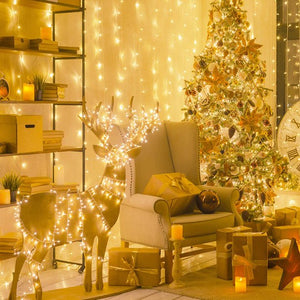Led String Light, Plug In Christmas Lights Decorative Landscape Lighting Waterproof for Indoor Outdoor Christmas Tree Wedding Party Bedroom