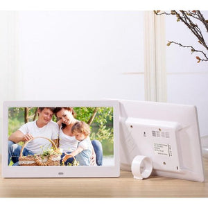 Doosl 12.1 Inch Widescreen Digital Photo Frame HD Ultra-Thin LED Electronic Photo Album LCD Photo Frame Support Music Playback