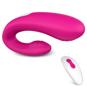 VESSTT G Spot Vibrator for Women, Mini Couple Dual Vibrator Massager, Remote Control Clitoris Stimulator Adult Sex Toys Solo Play ,Pink