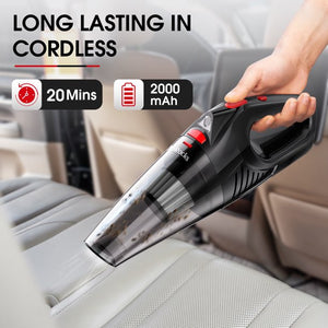 JoRocks Car Vacuum Cleaner Cordless, Portable Cyclone Handheld Vacuum –  iFanze