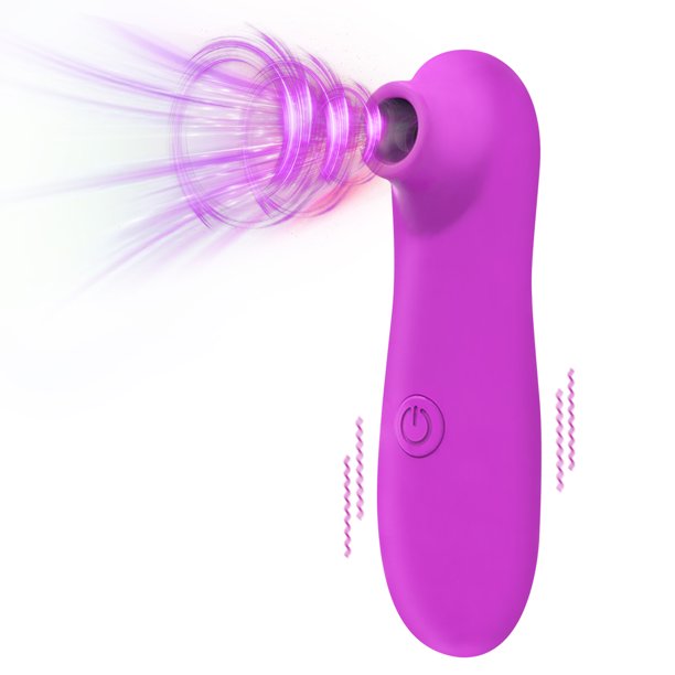 VESSTT Sucking Vibrator, Clitoral Vibrator for Women, Rechargeable 10 Frequency Clitoris Stimulator Adult Sex Toys Purple