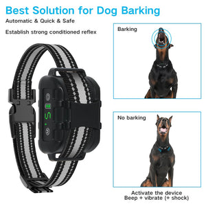 vinsic Anti Barking Device Rechargeable, Vinsic Automatic Bark Collar, Medium & Large Dogs