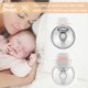 Hands Free Breast Pump, Electric Portable Breast Pump 200ml Large Capacity with Duckbill Valve Prevent Backflow Quiet Strong Suction Power 3 Modes 9 Levels Touch Panel LCD Display