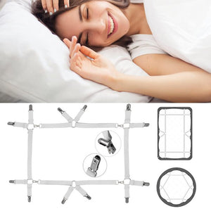 Bed Sheet Clips,Bed Sheet Holder Strap 360 Degree Bed Sheet Tightener –  iFanze