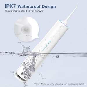 Water Flosser Cordless for Teeth, Ifanze 4 Modes Dental Oral Irrigator, Portable and Rechargeable IPX7 Waterproof Water Teeth Cleaner Picks for Home Travel