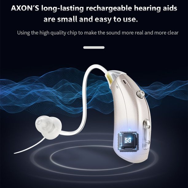 Rechargeable Hearing Aid Amplifier Noise Reduction for Adults Seniors