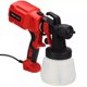 550W Paint Sprayer Gun, Vinmall 1000ml Electric Airless HVLP Spray Gun with 3 Nozzles for Inside Outside