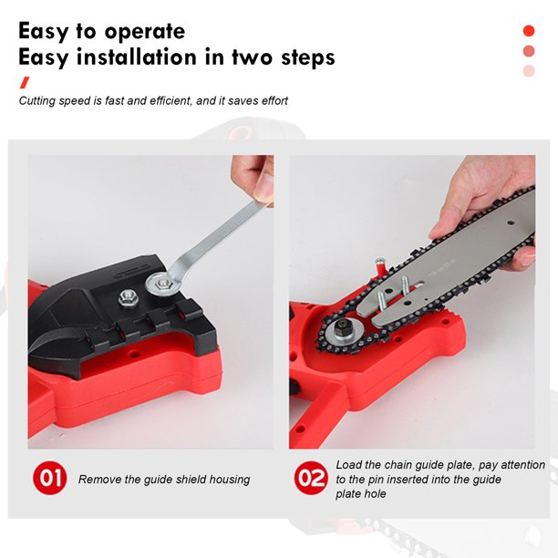 Mini Rechargeable Cordless Electric Cutting Saw Chainsaw Battery Wood Cutter  Saw