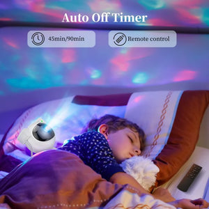 Galaxy Night Light Projector for Kids, Astronaut Star Projection Light with Remote for Adults Party Bedroom Home Decor