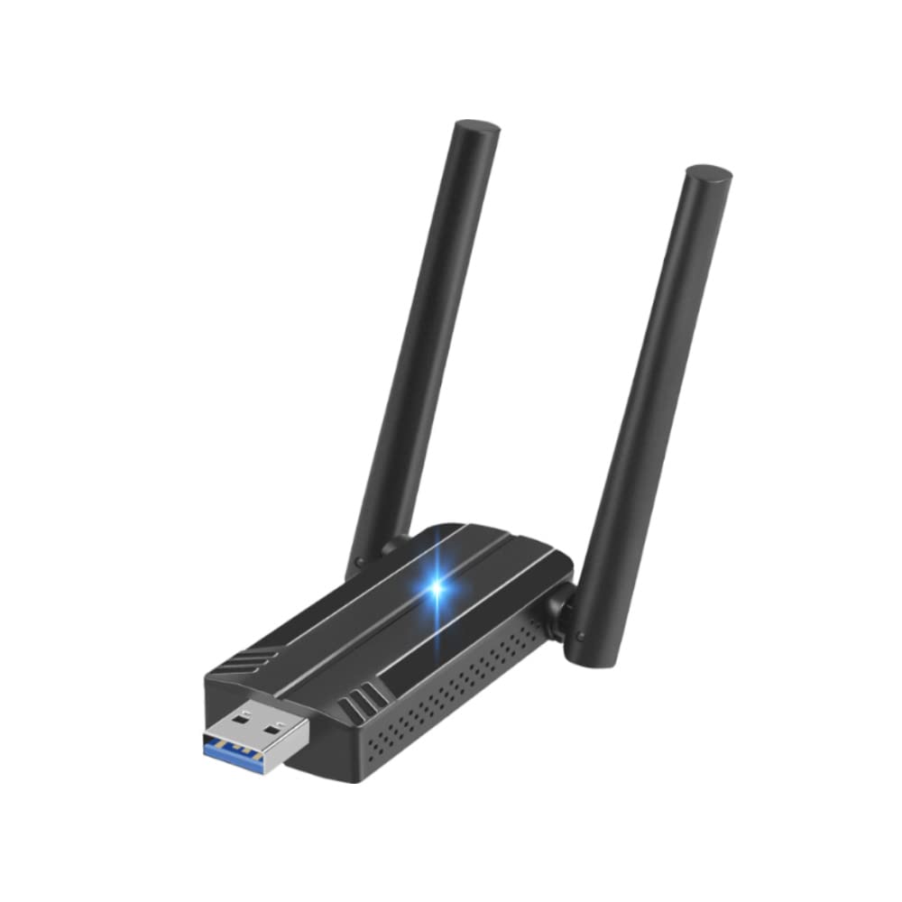 Doosl WiFi USB for PC, Wireless WiFi Adapter for Desktop Lap –